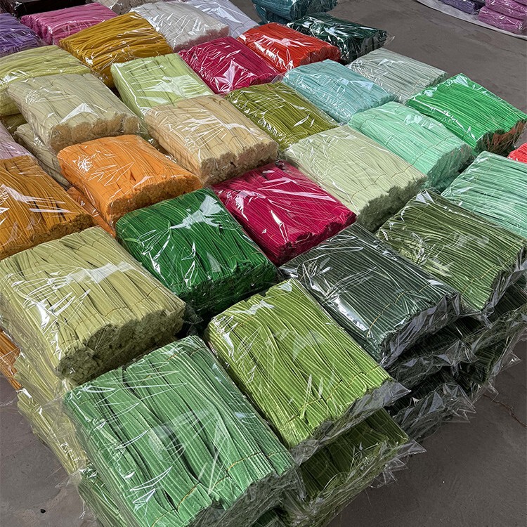 【厂家直销】安绕加密扭扭棒96色特密毛条毛根仿真花束diy材料包|undefined