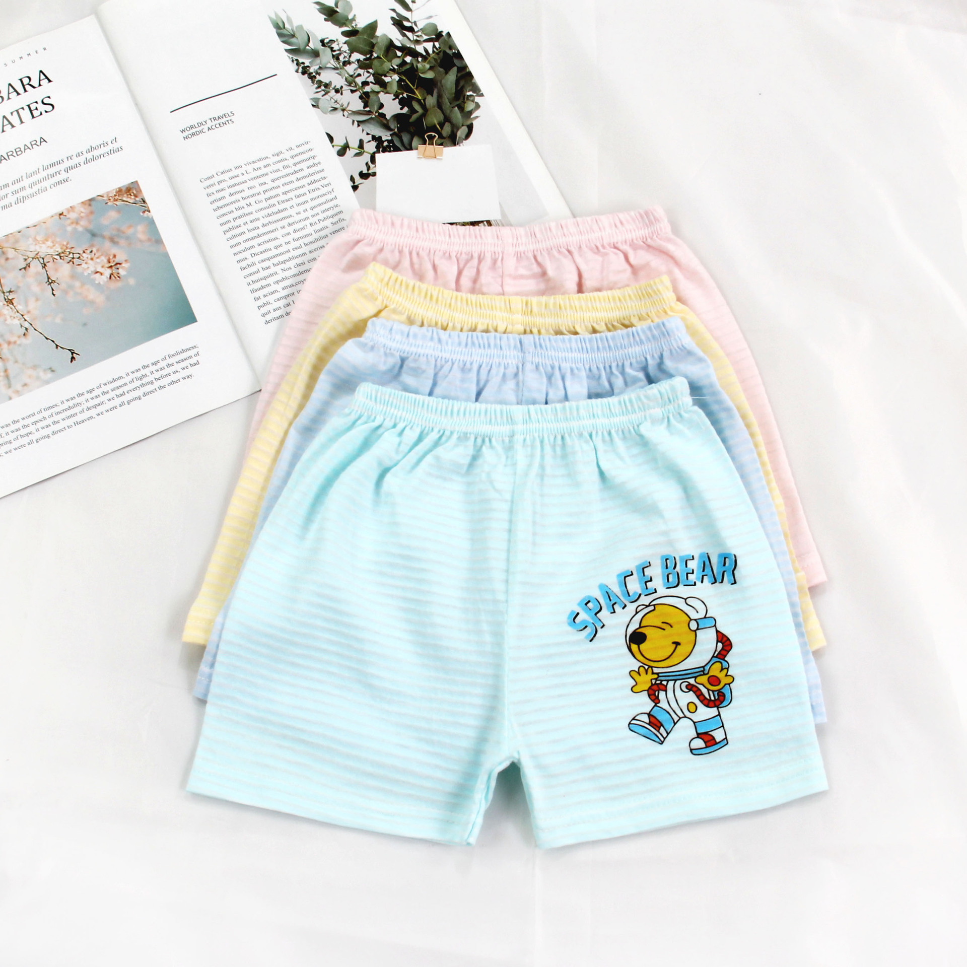 Children's glass summer thin shorts