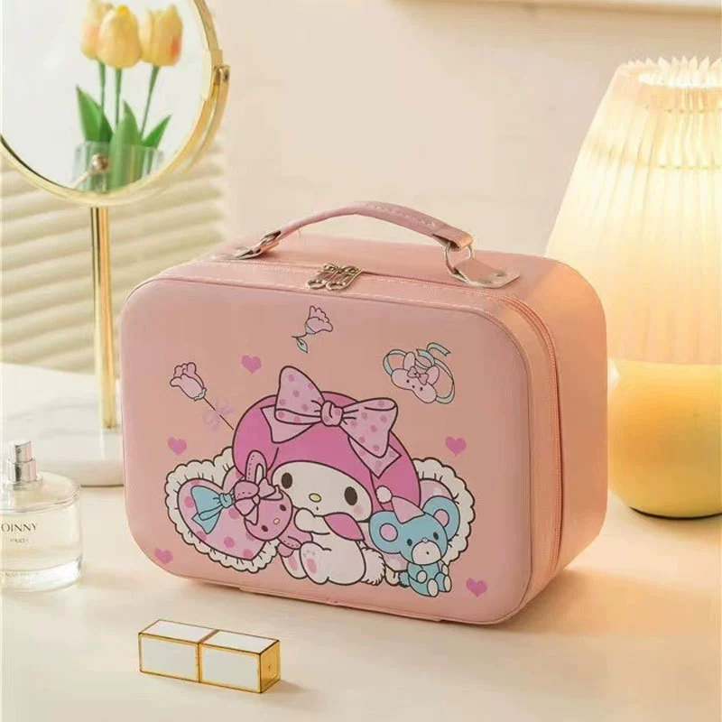 Capacious hair mesh, handheld storage box, organizer bag, internet celebrity