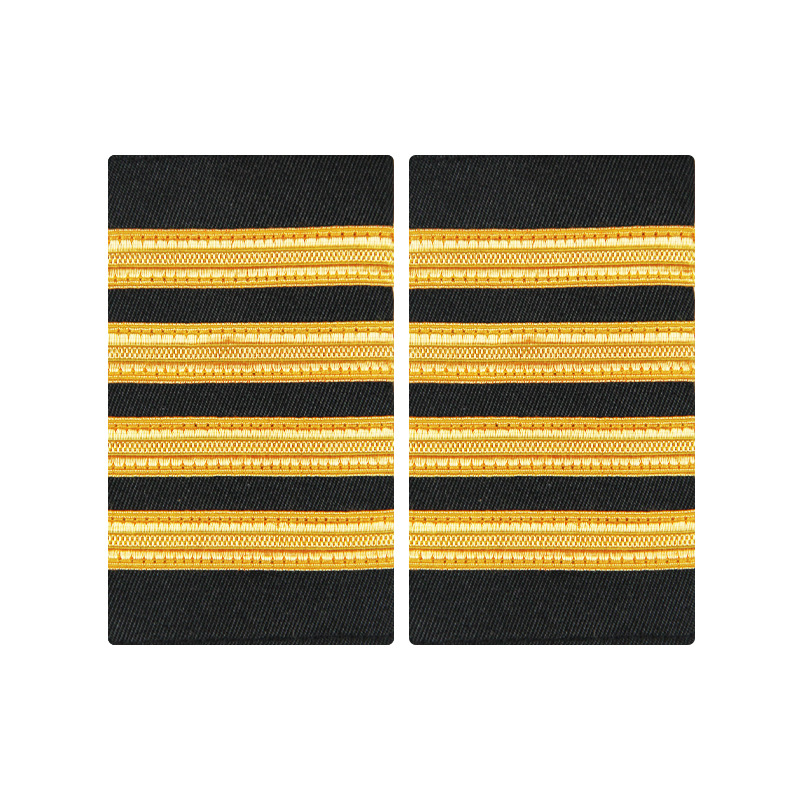 Hainan Airlines Shanghai Airlines Charretera India alambre de metal epaulet Cadete de aire epaulet