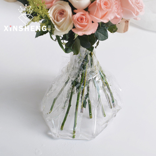Xingyou cellophane series transparent flower bouquet wrapping paper base waterproof packaging material hand-wrapped floral paper