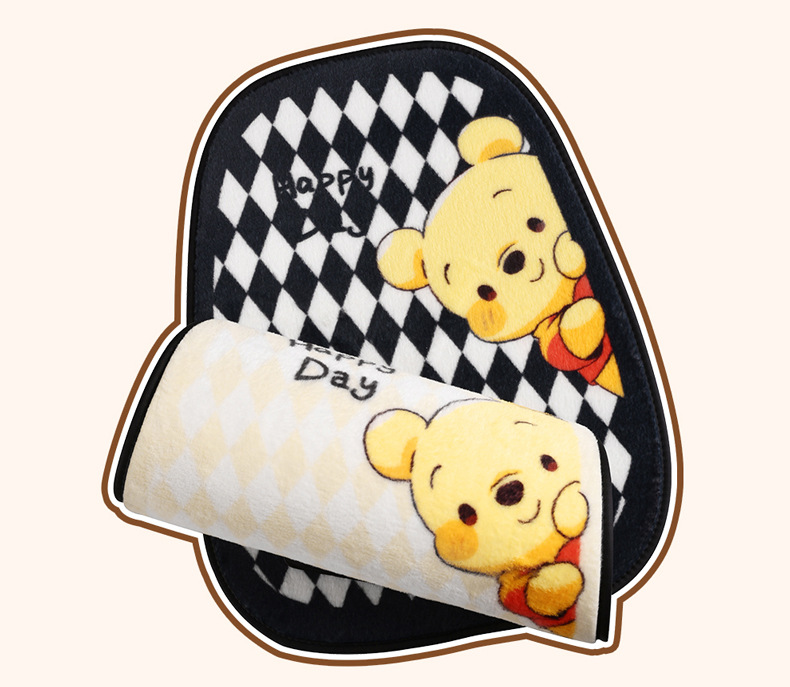 S024 Stuffed Bee Nini Winter Warm Car Cushion Car Cushion Cartoon Cute Stuffed Car Seat Cover