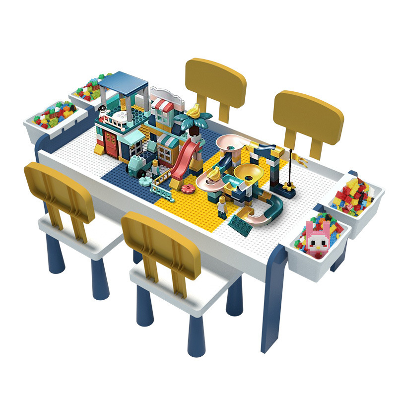 Building Blocks Table Multi functional Children's Game|undefined