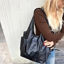 韩国matinkim姜妍同款托特包褶皱一枝南南同款大容量菜篮子包