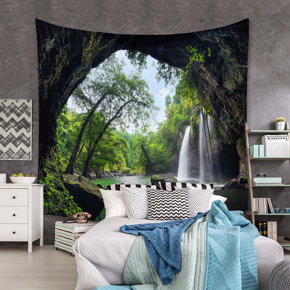 Fashion Landscape Wall Decoration Cloth Tapestry Wholesale Nihaojewelry display picture 165