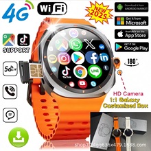 2025外贸爆款U8 Ultra全球通GPS指南针4G可插卡安卓手表AMOLED