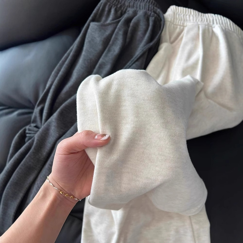 女の子用もち米パンツ、2025年春秋新作、スタイリッシュな子供用ドレープカジュアルパンツ、女の子用冬用厚手ロングパンツ|undefined
