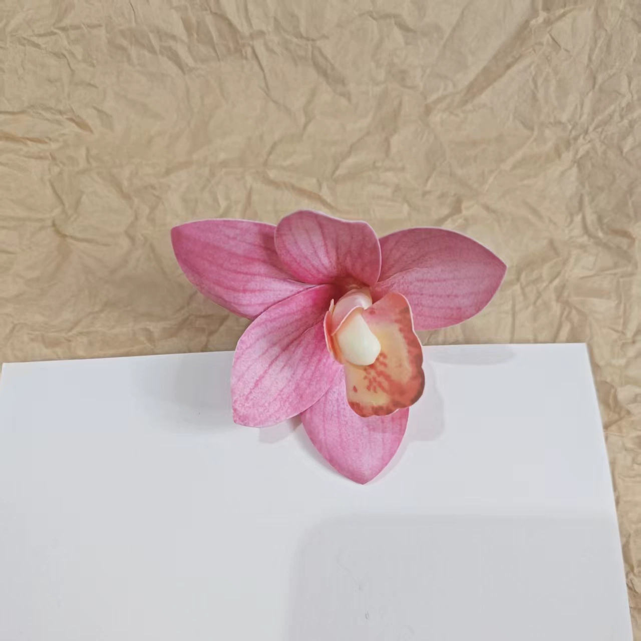 Hairgrip floral clips, princess French-style phalaenopsis & plumeria, multi-size duckbill & pins