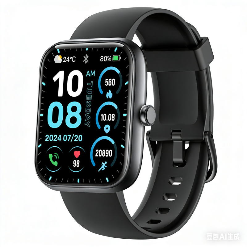 Idw25 Amazon's Popular Smart Watch, Heart Rate, Sleep, Bluetooth Calling, Step Counting, Yoga, Health and Exercise Watch