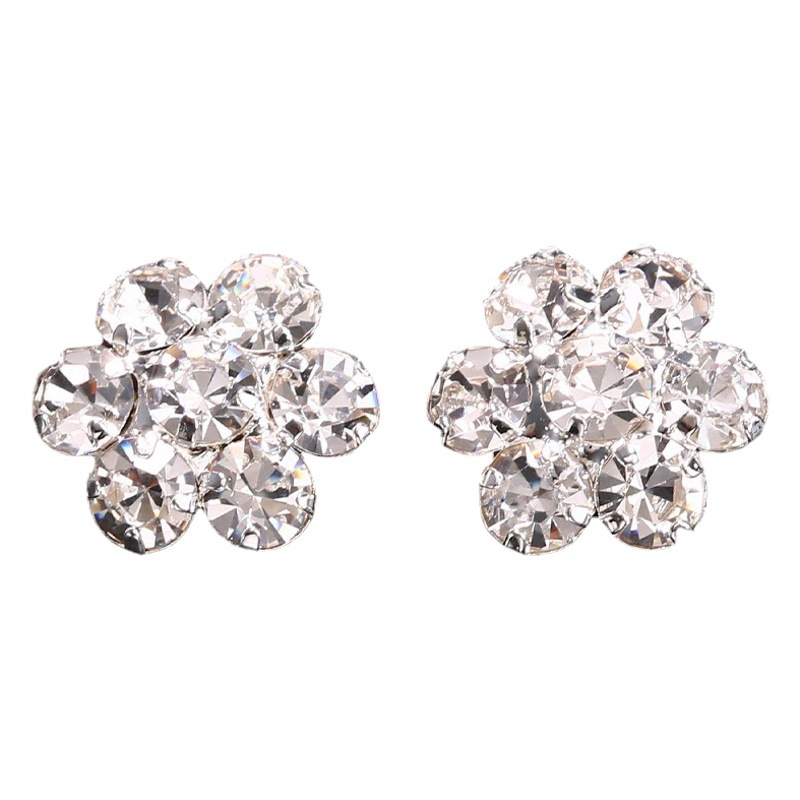AliExpress accesorios de pecho rhinestone caliente europeo y americano simple flor en forma de accesorios de pecho brillante para las mujeres image 1