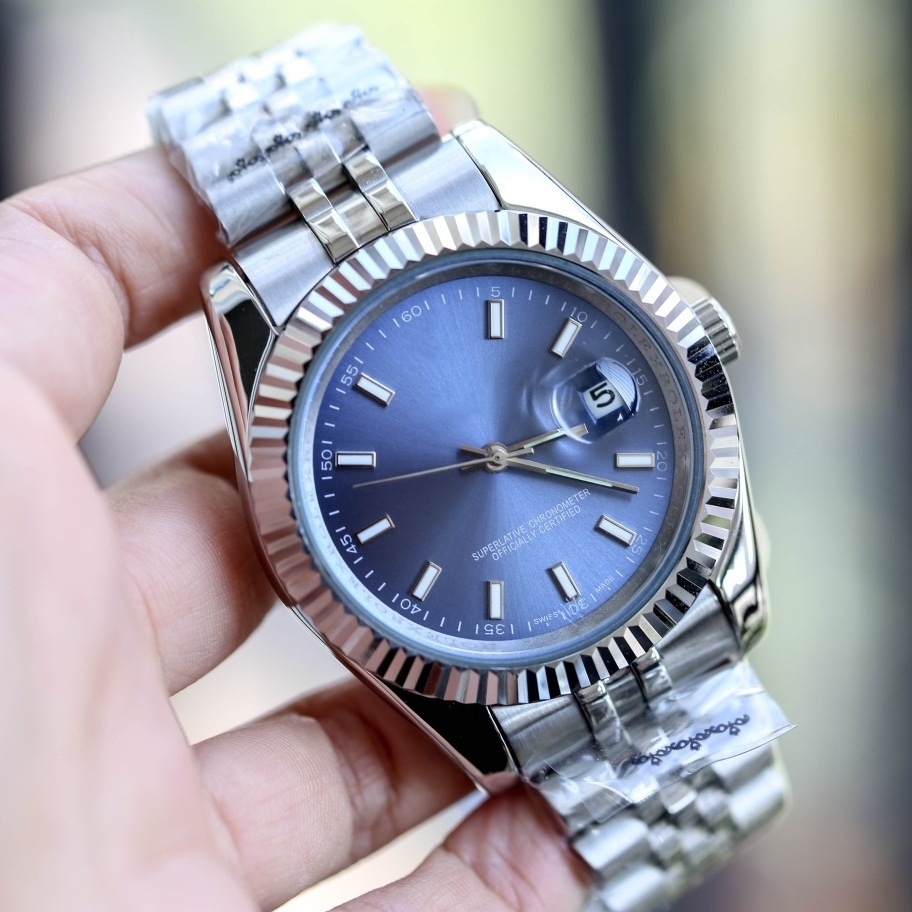 Foreign trade wholesale log non-mechanical men's quartz watch stainless steel belt waterproof luminous quartz business women's watch men