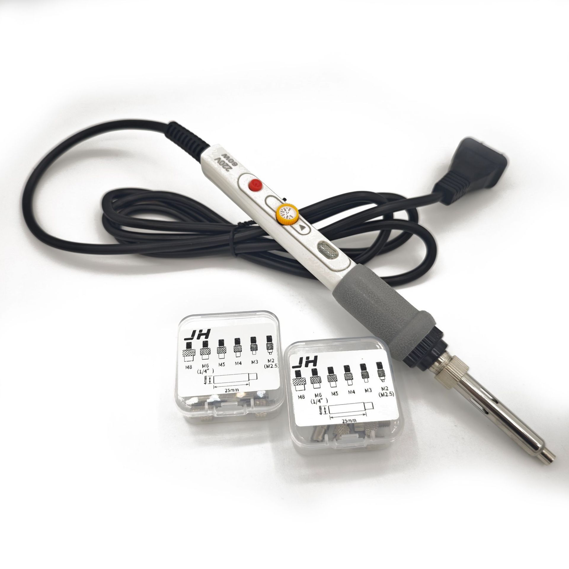 热熔螺母植入机铜螺母导热植入DIY塑胶3D打印螺母柱热熔螺母压头