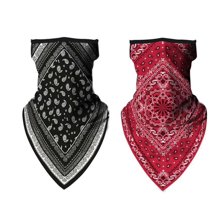 Factory Supply Ethnic Style Adult Ear-Hanging Mask Can Be Sold in Groups with Sun Protection and Anti-Shedding Leisure Sports Accessories