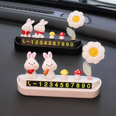 女性インターネット有名人向けの車の一時駐車ナンバープレート、かわいい車の移動用のパーソナライズされたデジタル装飾品、外国貿易卸売
