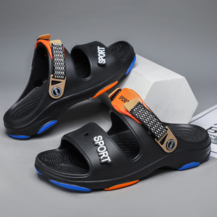 Cross-border new men's sandals trendy summer outdoor dual-use slippers men's outdoor casual slip-on slippers