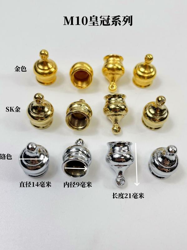 Accesorios de hardware de lámparas de cristal fijación de Tuercas decorativas de tapa plana M10 dientes internos tuercas de succión de techo de lámparas de flores corona