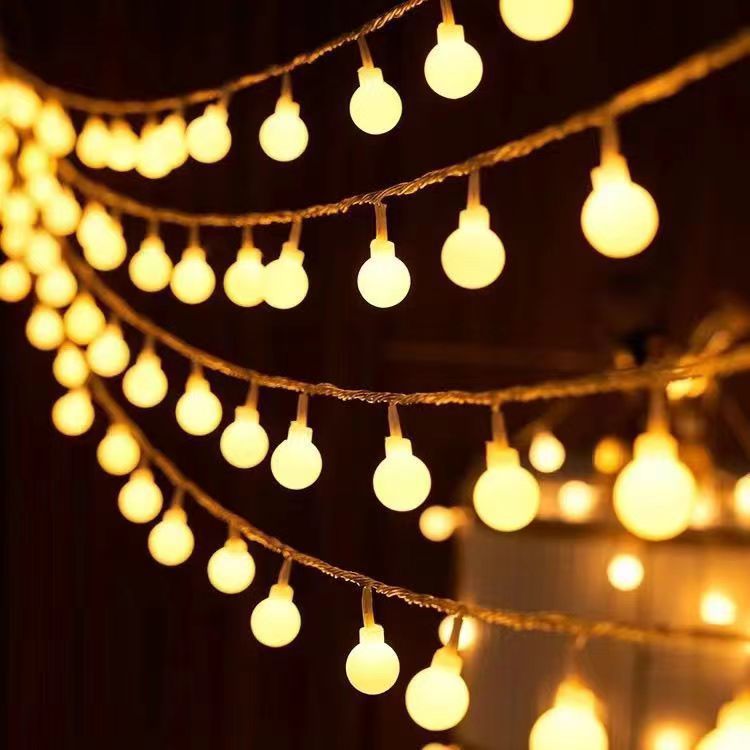 Decoración de Navidad LED estrella pequeña lámpara de color lámpara de lámpara parpadeante estrella de nieve lámpara de lámpara de fondo parpadeante