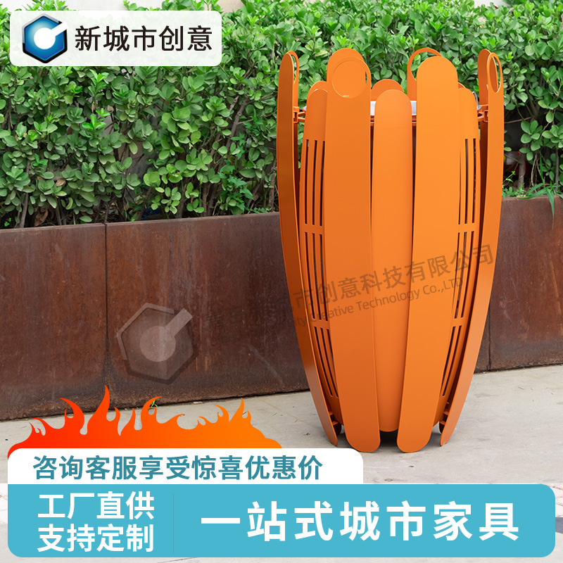 不锈钢垃圾桶户外分类环卫果皮箱公园商场广场学校大号垃圾箱批发