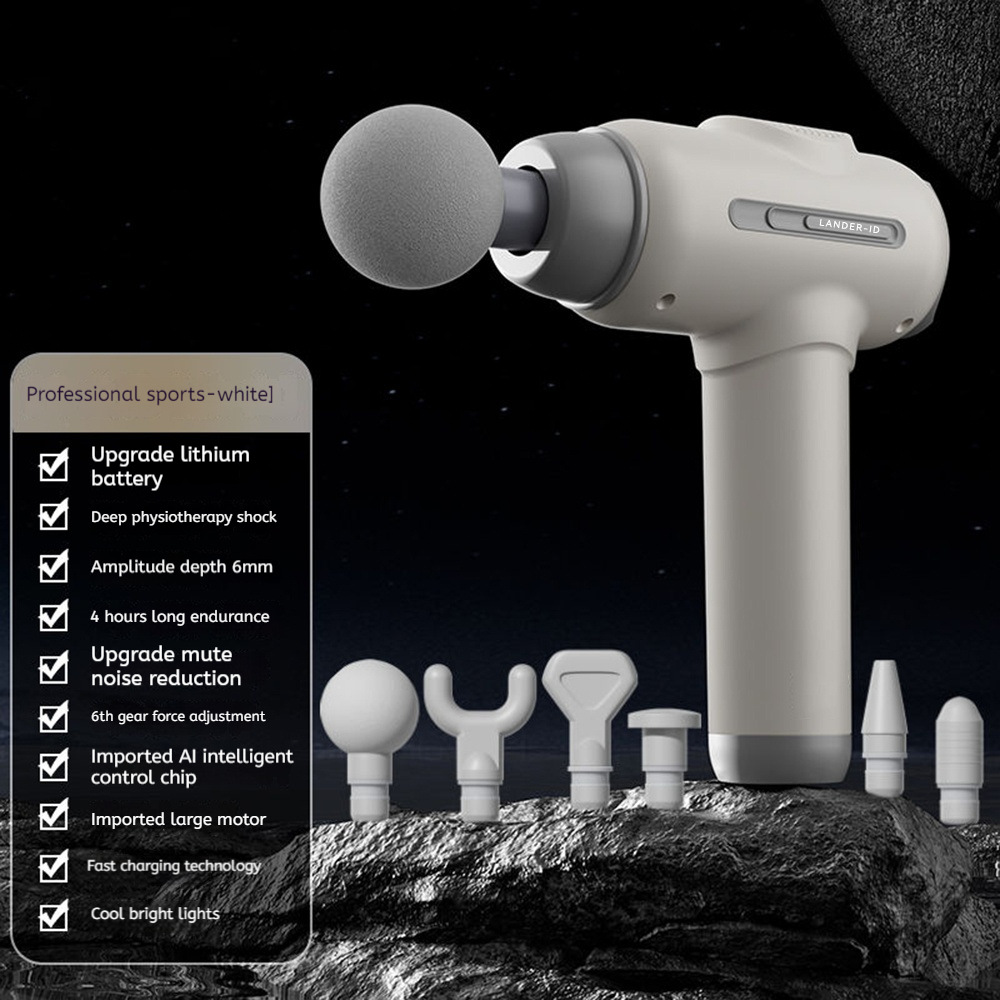 Pistola fascial profesional transfronteriza masajeador muscular para relajar y sacudir la pistola de membrana muscular cervical eléctrica mini mini mini para niñas y niños