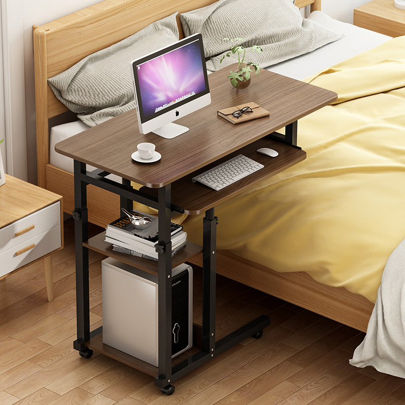 Moving bedside table Simple and home student beds on the bedroom…
