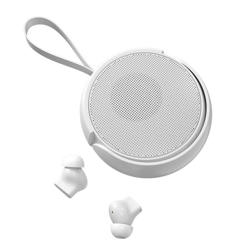 Altavoz de auriculares bluetooth dos en uno TWS audio inalámbrico al aire libre multifuncional empresa creativa personalización de regalos al por mayor