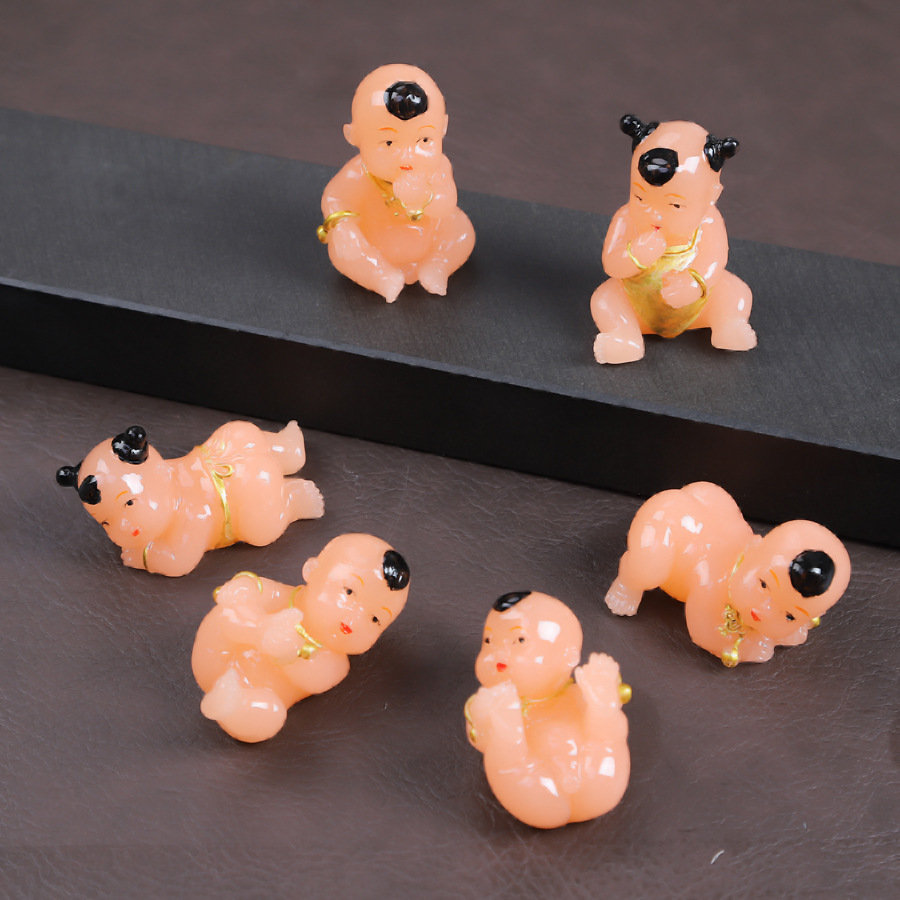 工厂直销婚庆伴随盒装礼盒四喜娃娃贵子金童玉女红肚兜孩儿