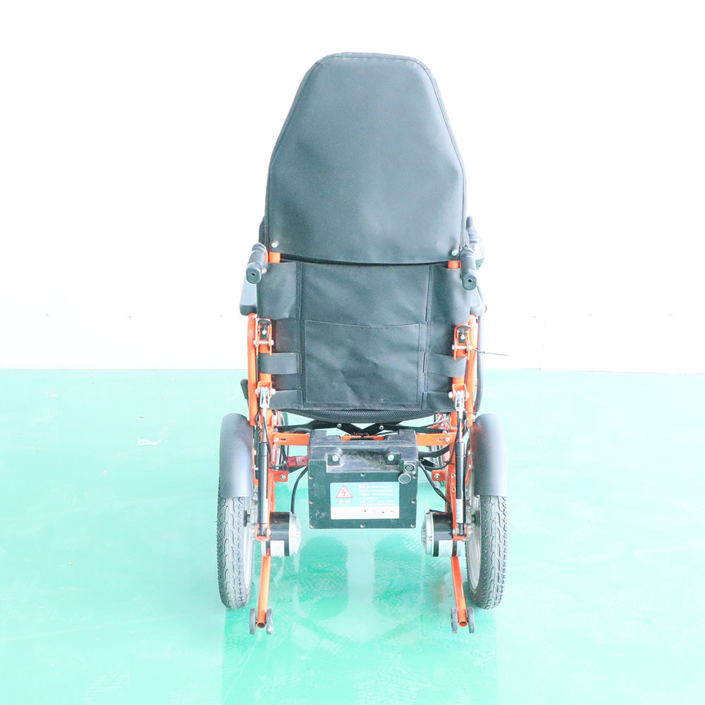 Reclining Electric Wheelchair, Intelligent Fully Automatic Folding Electric Wheelchair for the Elderly and Disabled, Mobility Scooter for the Elderly
