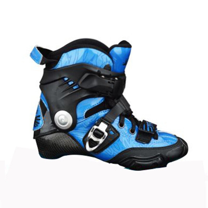 正品碳纤平花轮滑鞋上鞋KSJ花式HV儿童刹车专业溜冰鞋直排成人轮