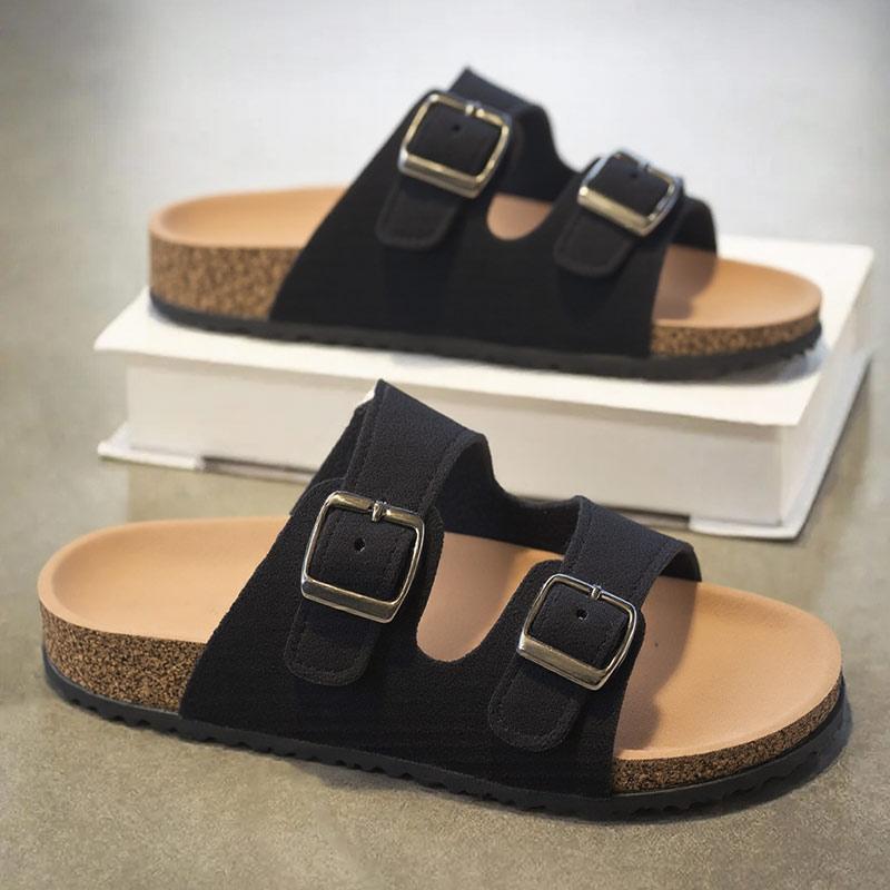 Nuevas sandalias de pareja, zapatillas Birkenstock, zapatos de playa, zapatos con agujeros QB003