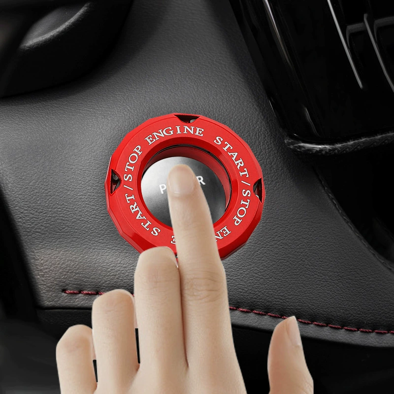 Трансграничное автомобильное декоративное кольцо с одной кнопкой, персонализированная декоративная крышка винтового типа, переключатель зажигания, скрытая защитная крышка