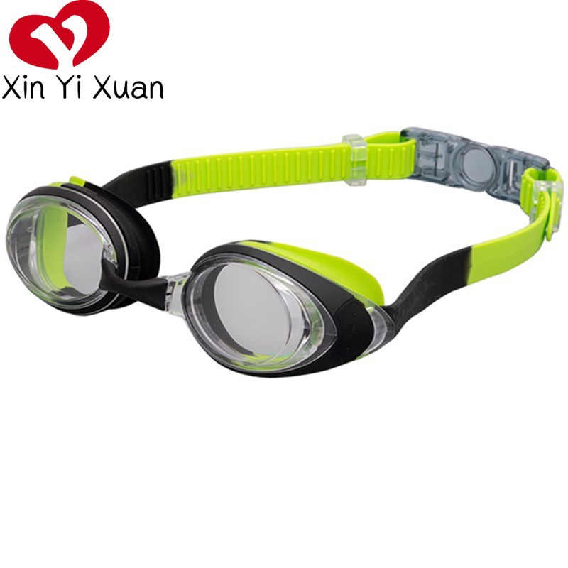New Swimming Goggles, Adult Waterproof and Anti-Fog Swimming Goggles, Silicone One-Piece Earplugs, Men's and Women's Electroplated Swimming Goggles Cross-Border
