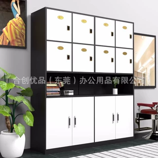 厂家直销木质更衣柜美容院存包柜存衣柜瑜伽馆美发店健身房储物柜