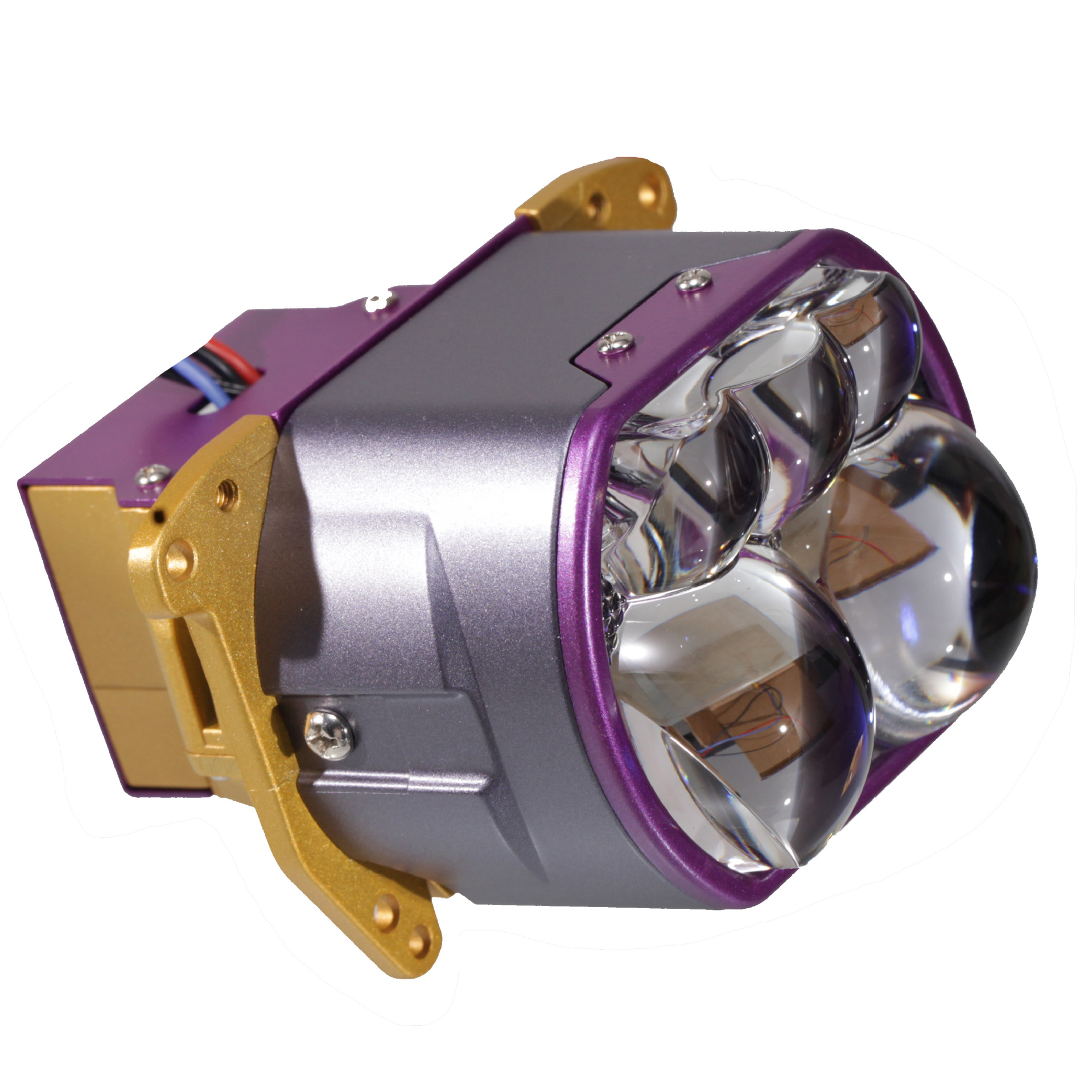 2026 Hot-Selling Car Spotlight Ay05 Five-Diamond Lens Headlight Five-Focus High-Quality Super Bright Car Light