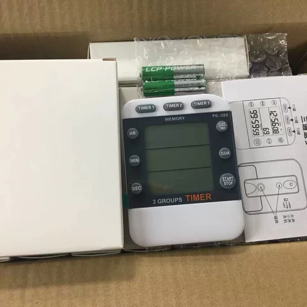 Supply of PS-382 three-channel timer using No. 7 batteries, electronic timer, reminder - manufacturer