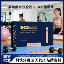 姜黄双舱饮绿咖啡饮柑橘果粉桑叶提取物植物饮料批发