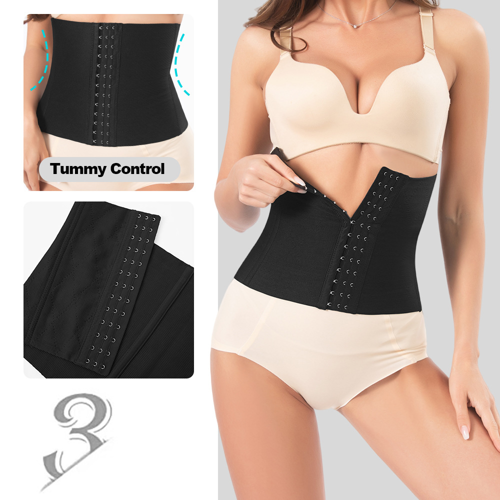Zhanrun transfronterizo 888 tres breasted ajustable deportes de la cintura sello de hueso de acero de Cintura Alta Seamless reparación postparto vientre conformación image 5