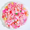 Pink accessories, wide color palette
