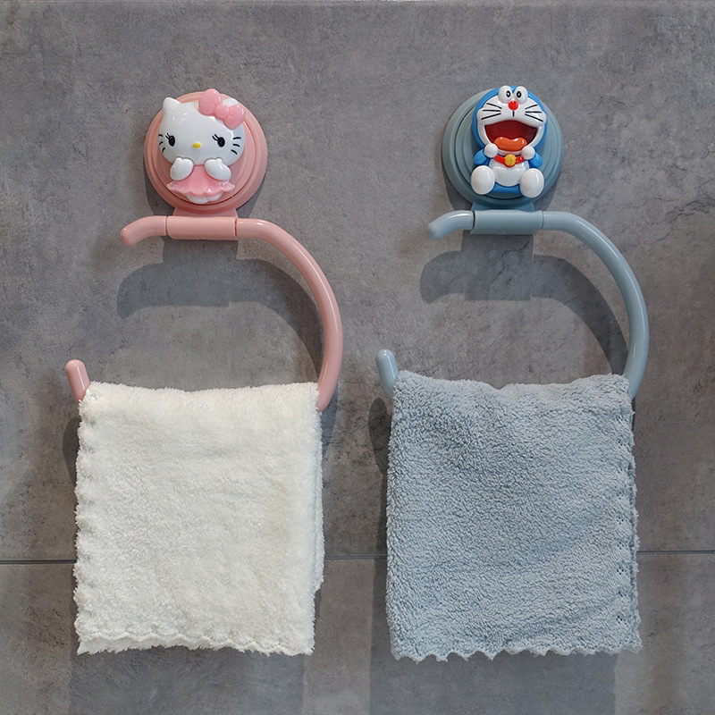 Toilet Non-perforated Towel Bar Single Bar Children's Cute Short Towel Rack Hook Storage Rack Towel Hanging Shelf Toilet Non-perforated Towel Bar Single Bar Children's Cute Short Towel Rack Hook Storage Rack Towel Hanging Shelf