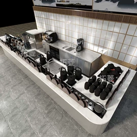 保鲜冷藏设备;吧台;炊事设备