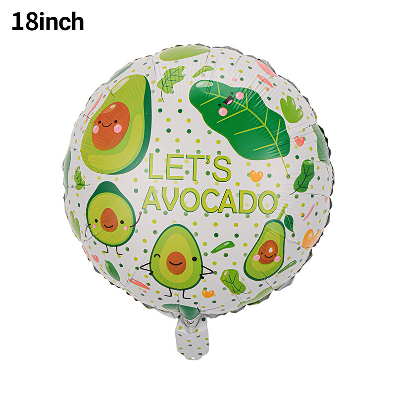 Globo de cactus transfronterizo Fiesta de carnaval Decoración Película de aluminio Burrito TACO Globo FIESTA Set