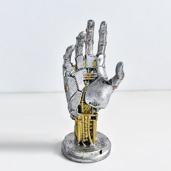 Cyberpunk manipulator ornaments Ashura gamepad stand resin crafts desktop photo background