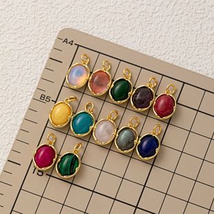ʯ����DIY��Ȼ�¿�僲����ׁ�18K����12��ʯ�W�������朻��Ȧ�