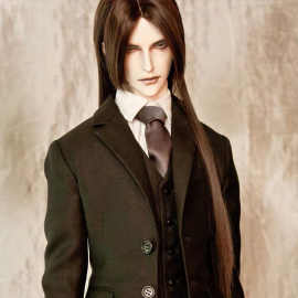 【娃衣】bjd/sd娃衣 3分男装西装 Haazel 黑色西服 便西工作装