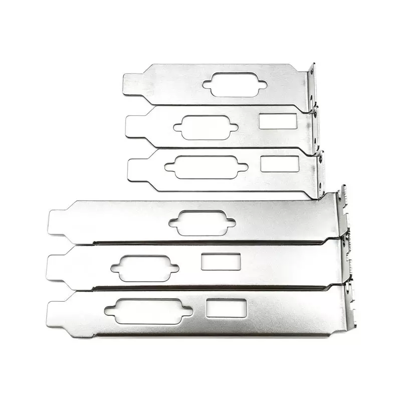 迷你2U电脑机箱VGA/COM串口DVI+HDMI/DP半高全高挡板显卡PCI挡片