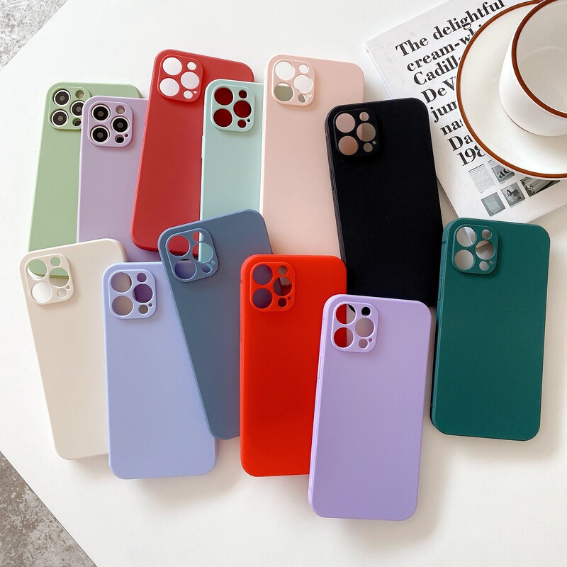 Solid Color Straight-Edge Tpu Phone Case, Customizable with Your Own Design, Liquid-Feel Soft Phone Case Suitable for Apple 17 Pro Max Solid Color Straight-Edge Tpu Phone Case, Customizable with Your Own Design, Liquid-Feel Soft Phone Case Suitable for Apple 17 Pro Max