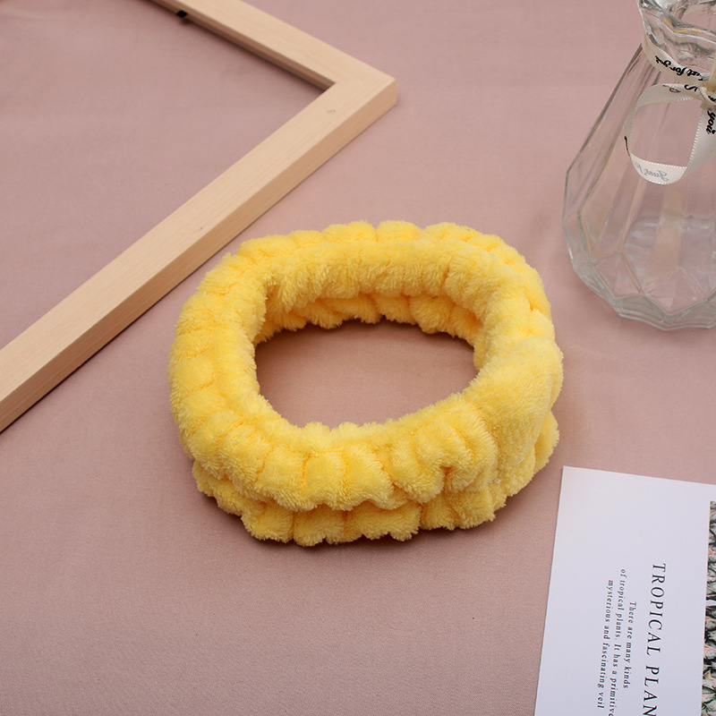 Shiyuan hecho a mano DIY cara lavado banda de pelo Internet celebridad diadema casera simple máscara antideslizante pelo vinculante banda de pelo al por mayor