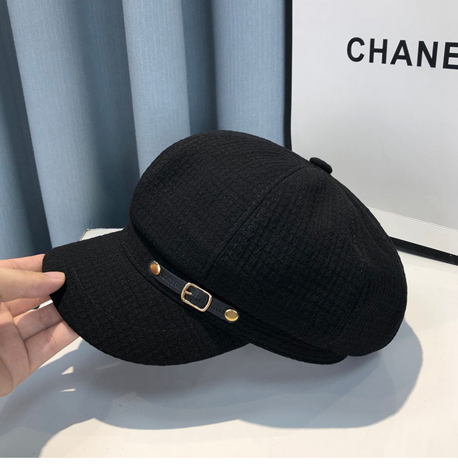 British style beret children's Korean version internet celebrity fashion versatile painter hat duck tongue newspaper boy_voghion.com