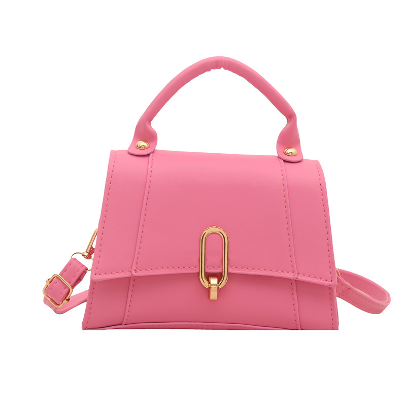 Bolso de mano coreano 2025 primavera nueva bolsa de moda de mujer con bloqueo de moda bolso de hombro simple de viaje