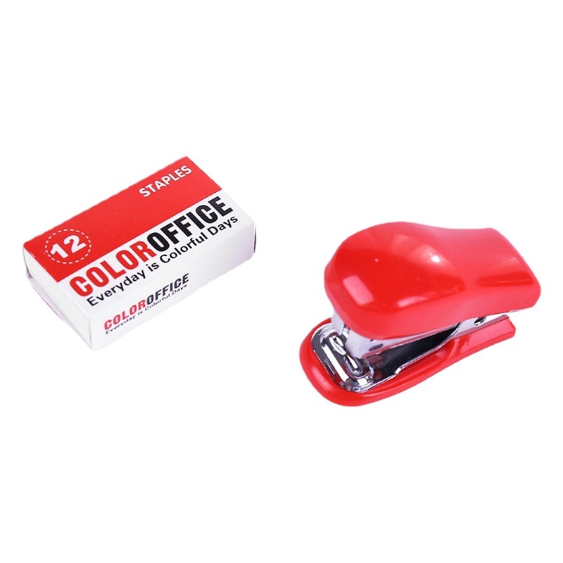 Factory direct supply mini stapler set Wholesale Office 12 convenient stapler stapler labor-saving combination