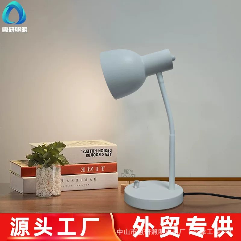Комнатная ретро LED настольная лампа для отеля для кровати, стиль роскоши освещения, стиль высокого качества, защита глаз
